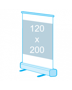 Roll-up banners 120 x 200 cm